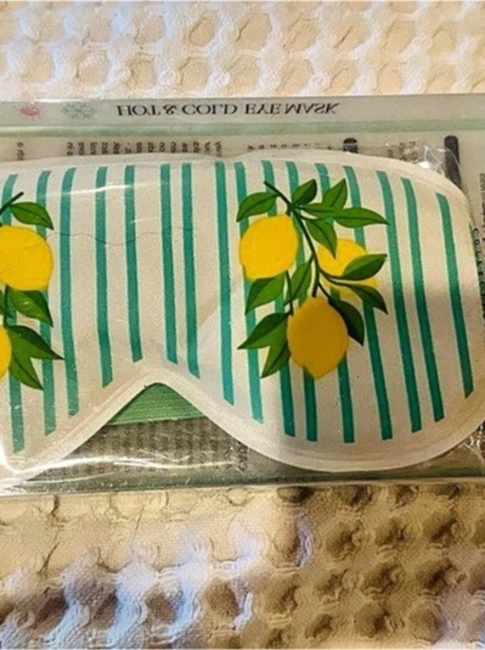 Simply Southern Hot & Cold Eye Mask Stripe Eye Mask NWT
